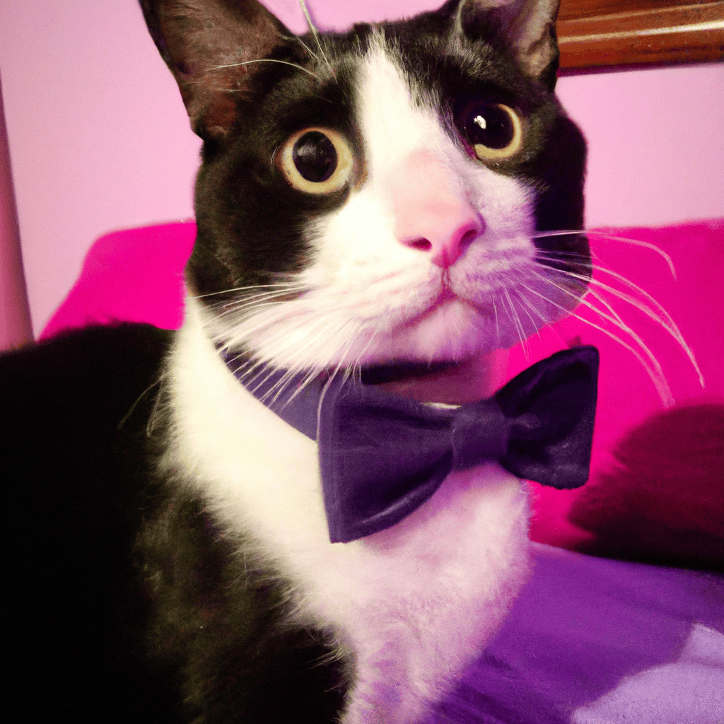 gato con corbata